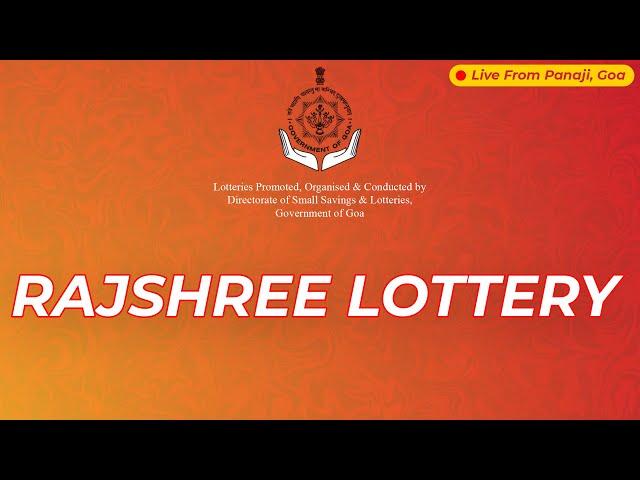 RAJSHREE 30 GURU WEEKLY LOTTERY Dated 19 JUNE 2025, 08.30 PM  Rajshree Lottery Live Result