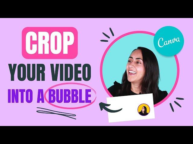 How to TURN PRESENTATIONS into VIDEOS (with a CIRCLE FACECAM!) | Canva Tutorial