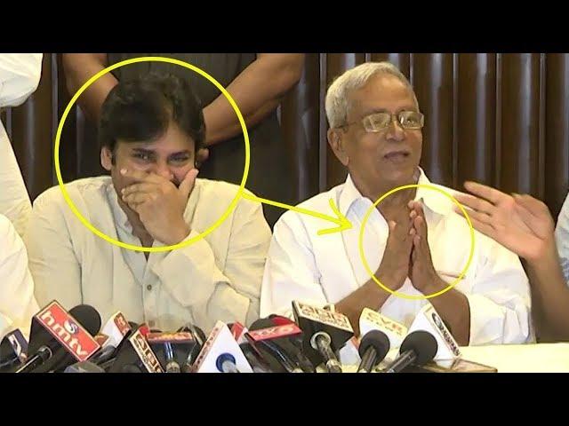 Pawan Kalyan Uncontrolled Laugh For Madhu Funny Words in Live Press MeetJanasena Ap Special Status