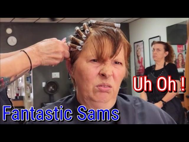 TIGHT PERM SHORT HAIR️ Fantastic Sams