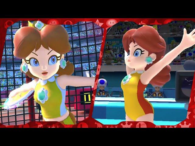 All 24 Events (Daisy gameplay) | Mario & Sonic at the Olympic Games Tokyo 2020 ᴴᴰ