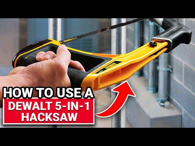 How To Use A DeWalt 5-in-1 Hacksaw  - Ace Hardware