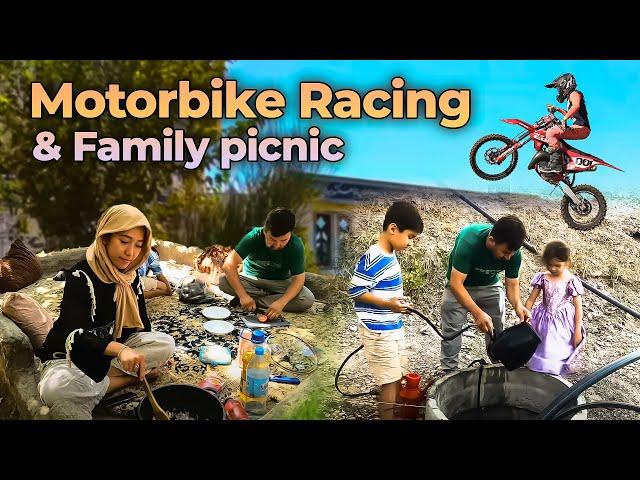 Motorbike Racing & Family picnic at a Park in Afghanistan S2 EP 57 | پیک نیک خانوادگی