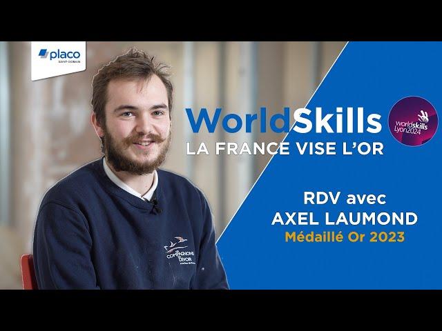 Rencontre avec Axel Laumond - Worldskills Lyon 2024 - Plâtrerie