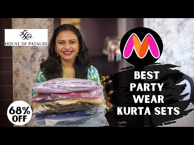 Myntra Party Wear Kurta Set Haul | Myntra Kurta Set Haul | Myntra Haul