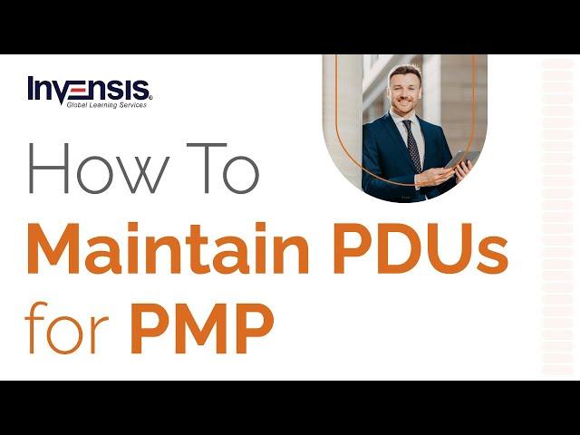 How to maintain PMP PDUs? | PMP Certification Training | Invensis Learning