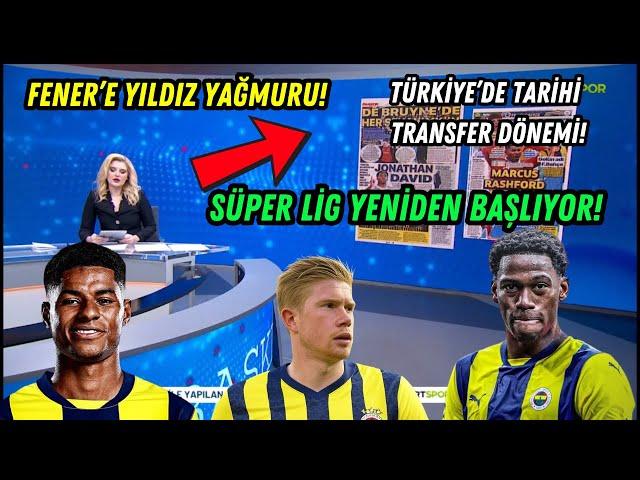 Fenerbahçe’ye Dev Yıldızlar Geliyor! Rashford, De Bruyne ve Jonathan David Bombası! #fenerbahçe