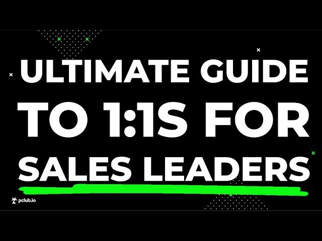 How TOP Sales Leaders Run 1:1s That Drive Revenue