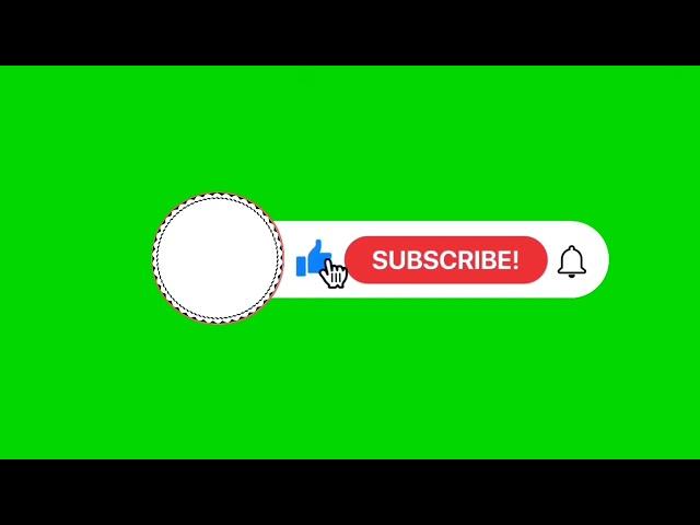 Green Screen Subscribe Button (No Copyright) #greenscreen @AbdiBateno