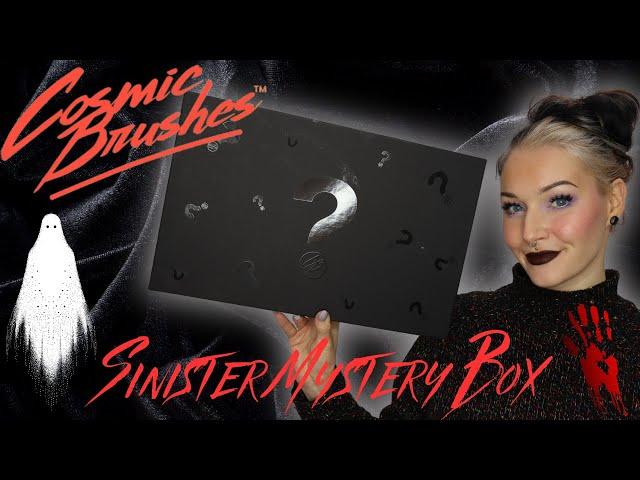 Cosmic Beauty  Sinister Mystery Box I Unboxing & Look I Indiebrands I deutsche Review