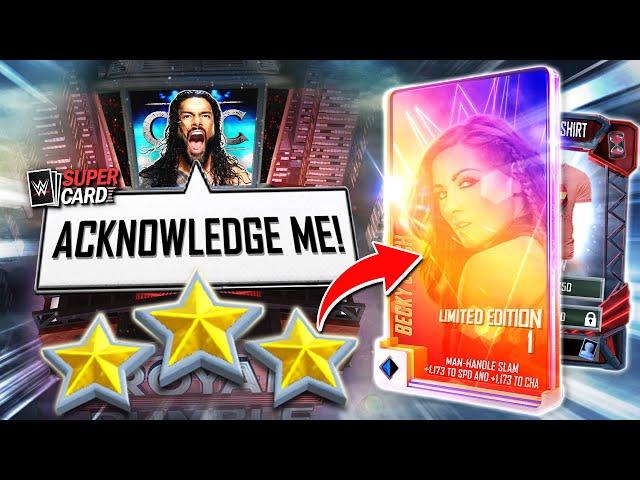 How I Finished CAMPAIGN for BECKY LYNCH Limited Edition! | WWE SuperCard (REMOVED)