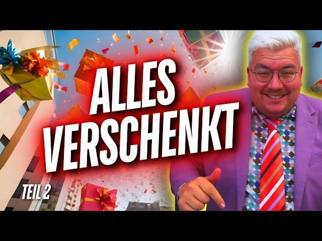 FLOHMARKT ESKALATION ! ALLES ZU VERSCHENKEN ! GEISTESKRANK !  TEIL 2