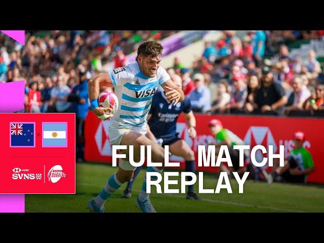 Battle for Bronze  | New Zealand v Argentina | Dubai 2024 HSBC SVNS | Full Match Replay