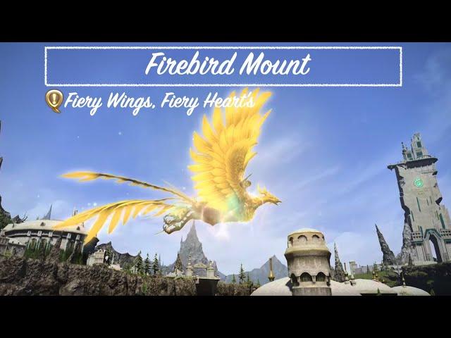 Final Fantasy XIV -Firebird Mount