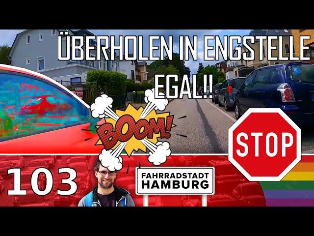 Radfahren in Hamburg (Teil 103) | Fahrrad Dashcam Hamburg