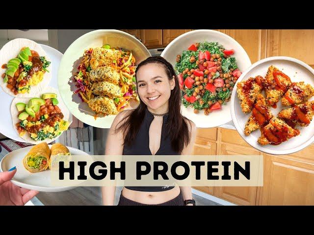 A Week of Realistic High Protein Meals (Vegan)