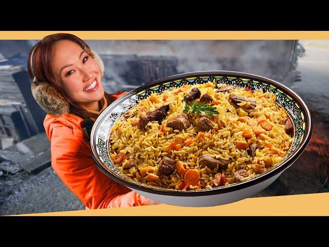 Incredible Central Asian Street Food! The Most Delicious Uzbek Pilaf, Meat and National Flatbreads