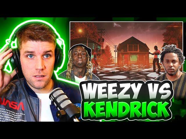 THEY PREDICTED THIS?! | Rapper Reacts to Lil Wayne vs Kendrick Lamar - Mona Lisa (REACTION)