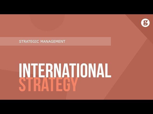 International Strategy