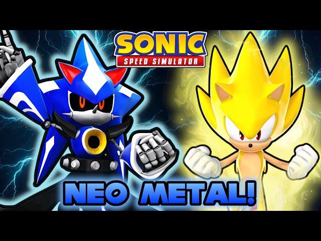 Unlocking Neo Metal Sonic Fast in Sonic Speed Simulator! (Boss Battle)