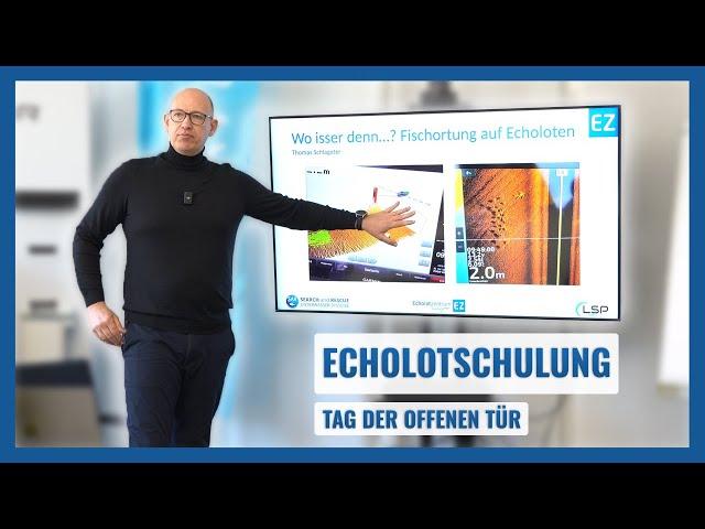 Sonar-Schulung: Wo isser denn? Fischortung auf dem Echolot | Am "Tag der offenen Tür"