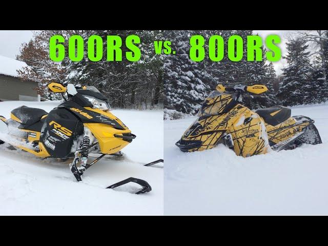 Ski-Doo 600rs vs 800rs