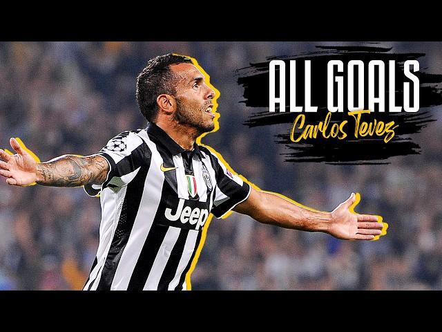 All 50 Goals by Carlitos Tevez with Juventus | Magic in Dortmund, a Masterpiece vs Parma & More!