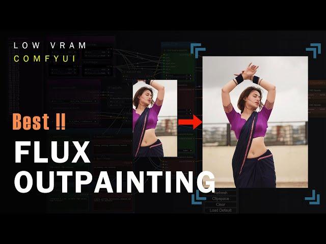 BEST OUTPAINTING FLUX - ComfyUI Outpaint with SDXL & FLUX for LOW VRAM