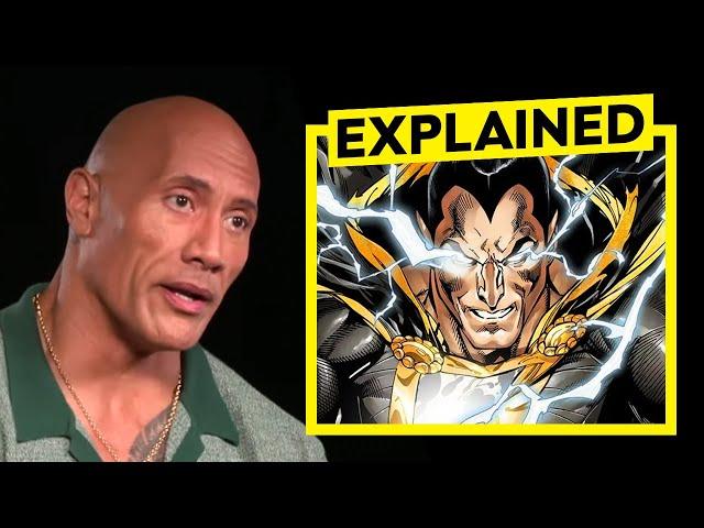 Black Adam's Comic Book Story And Powers EXPLAINED..