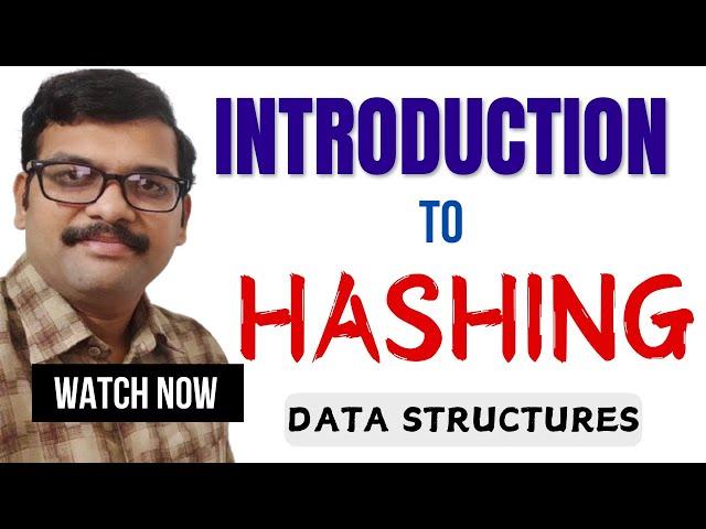 Introduction to HASHING in Data Structures || Hash Functions,Hash Table, Hash Keys,Hash Values in DS