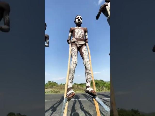 The Tribe that uses Stilts in Ethiopia.