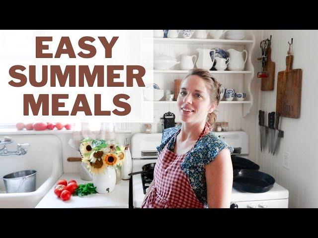 FAST + EASY Summer Meals!