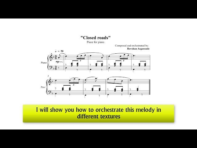 How to orchestrate from piano score - The Secrets of Orchestration