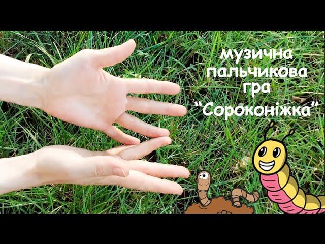 Музична пальчикова гра "Сороконіжка"! Fingerplay! (ЗІ ЗБІРКИ: ВИПУСК 2 - музичні пальчикові ігри)