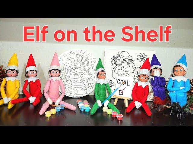 Elf on the Shelf Paints! Day 6!!