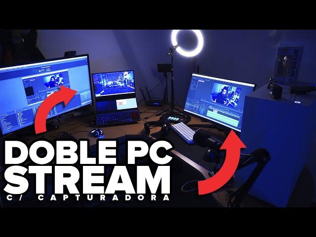 COMO HACER STREAM CON DOBLE PC  (CAPTURADORA) | Tutorial | UrbVic