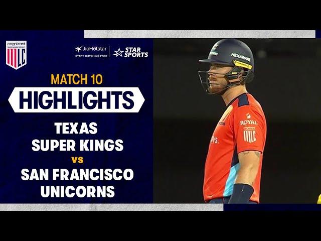 Finn Allen steers SF Unicorns to a commanding win over Texas Super Kings | HIGHLIGHTS #MLC2025