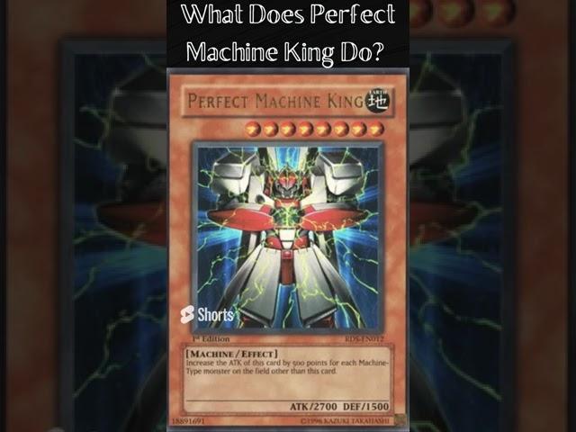 What Does Perfect Machine King Do?