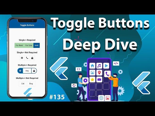 Flutter Tutorial - Toggle Buttons - Deep Dive