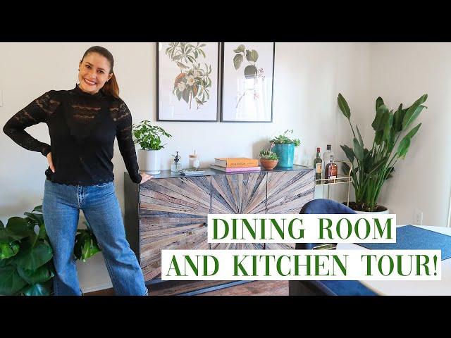 MY PLANT-FILLED DINING ROOM AND KITCHEN TOUR | Caitlin Mahina Catania