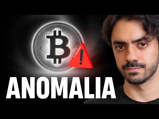 UMA ANOMALIA NO BITCOIN INDICA O FIM DA QUEDA