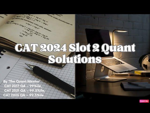 CAT 2024 Slot 2 | Q3 Indices | The Quant Mentor #catpyq #catpapersolution #cat2025prep #cat2025