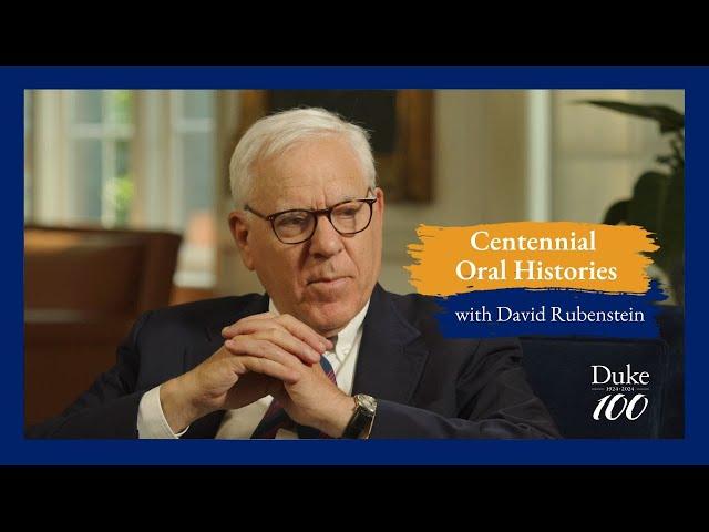 David Rubenstein | Centennial Oral Histories