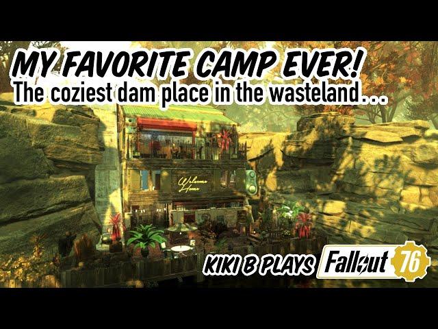 Building the Perfect CAMP at the Harper's Ferry Dam | Tutorial | Kiki B Plays Fallout 76