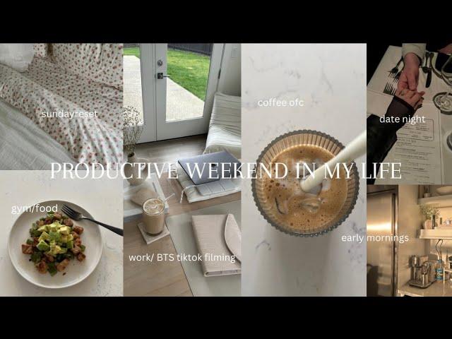 PRODUCTIVE WEEKEND IN MY LIFE | lifestyle | sunday reset routine | casino | date night |