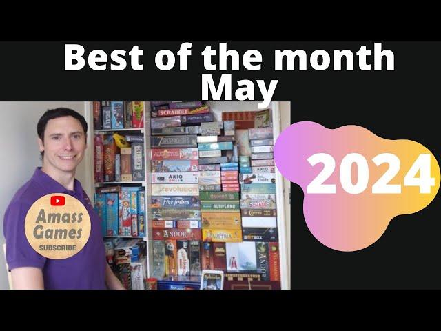 Best of the month May 2024 BotM AmassGames #boardgame #tabletop #tableideas #games #gamers games