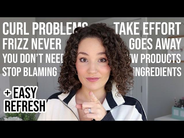 6 Harsh Truths About Curly Hair | Easy Refresh Routine + GRWM