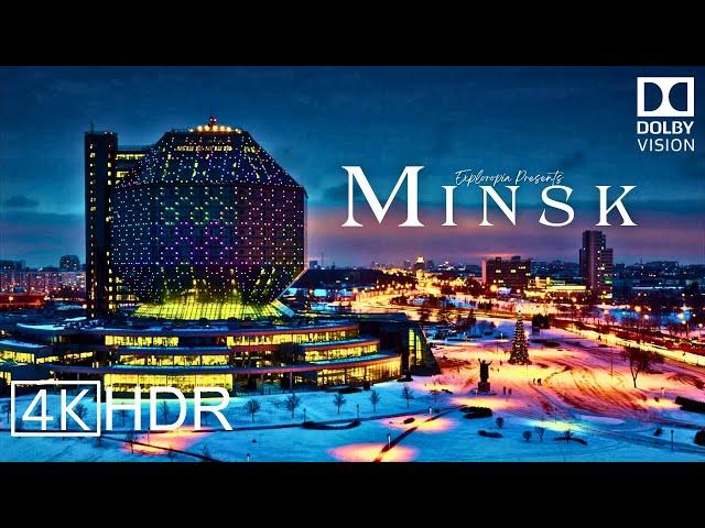 Minsk, Belarus  in 4k HDR ULTRA HD 60 FPS Dolby Vision™ Drone Video