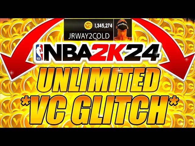 *NEW* NBA 2K24 GAME BREAKING VC GLITCH! 500K FOR FREE! HOW TO GET VC FAST! VC GLITCH 2K24!