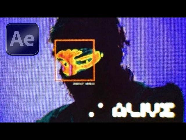 EASY Computer Vision/Security Camera Music Video Effect | After Effects Tutorial